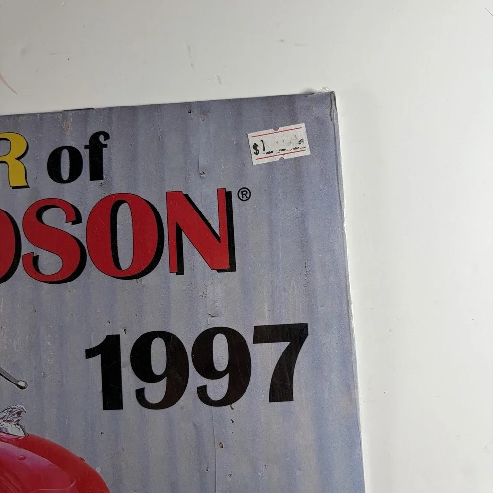 VTG The Big Calendar of Harley-Davidson Motorcycles 1997 Sealed